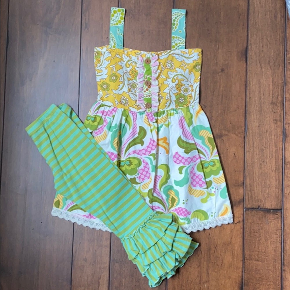 Mustard Pie tunic and Capri set